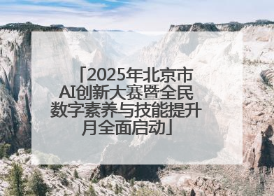 2025年北京市AI创新大赛暨全民数字素养与技能提升月全面启动