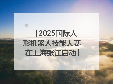 2025国际人形机器人技能大赛在上海张江启动