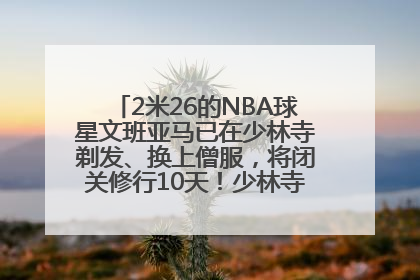 2米26的NBA球星文班亚马已在少林寺剃发、换上僧服，将闭关修行10天！少林寺回应：人在寺里
