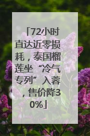 72小时直达近零损耗，泰国榴莲坐“冷气专列”入蓉，售价降30%